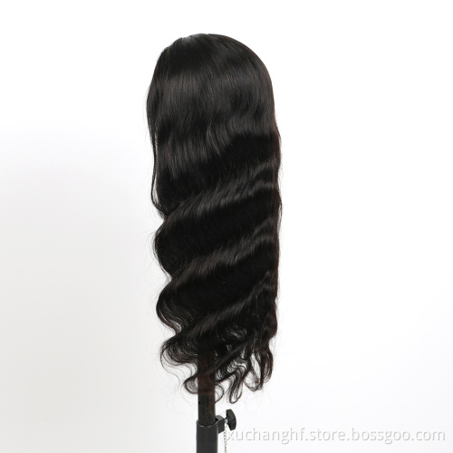 High Quality Peruvian Virgin Human Hair Wig 150% 180% Mink 13*6 HD Lace Front Peruvian Cuticle Aligned Human Hair Wig Body Wave
